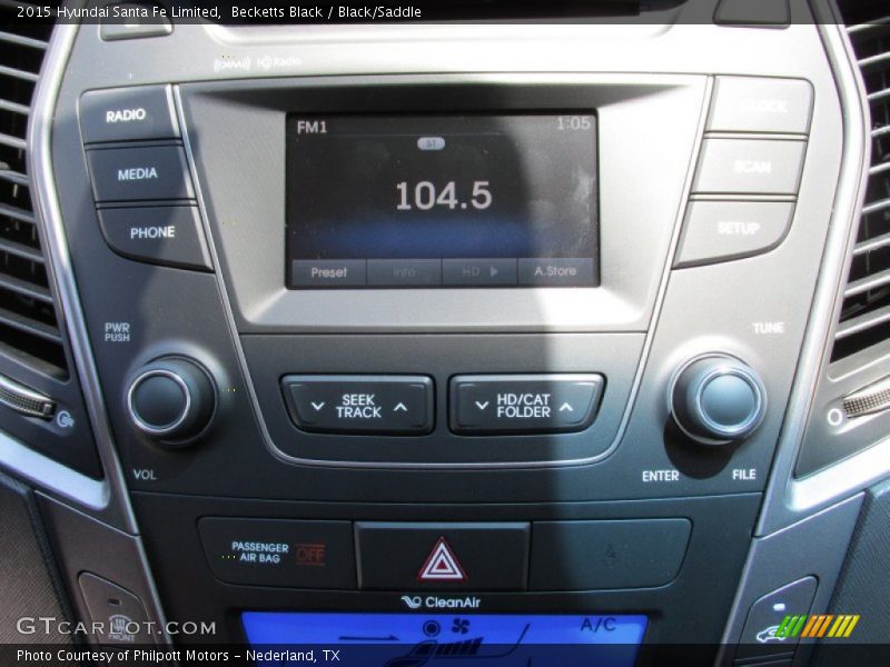 Becketts Black / Black/Saddle 2015 Hyundai Santa Fe Limited