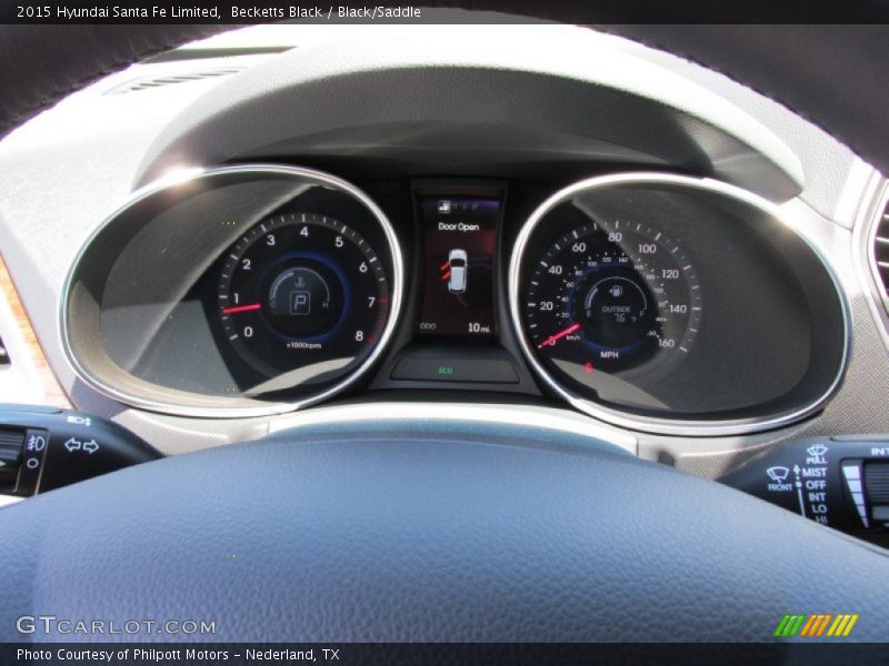 Becketts Black / Black/Saddle 2015 Hyundai Santa Fe Limited
