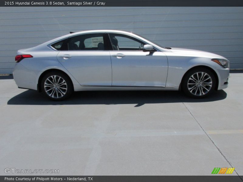 Santiago Silver / Gray 2015 Hyundai Genesis 3.8 Sedan