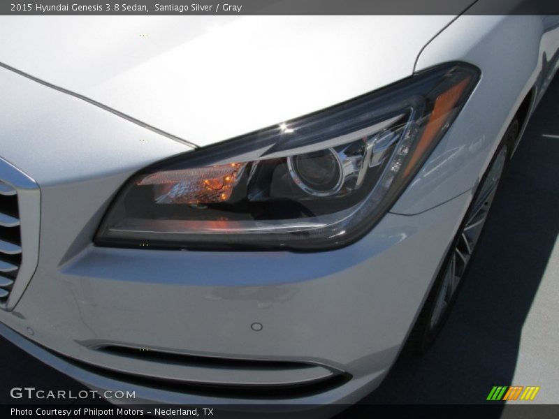 Santiago Silver / Gray 2015 Hyundai Genesis 3.8 Sedan
