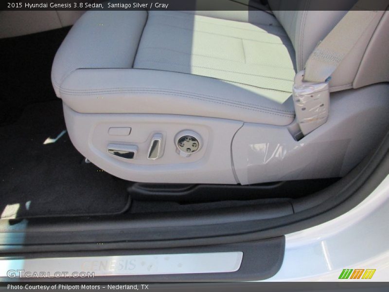 Santiago Silver / Gray 2015 Hyundai Genesis 3.8 Sedan