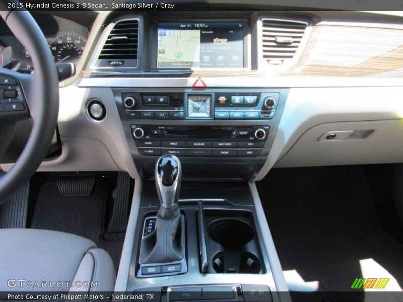 Santiago Silver / Gray 2015 Hyundai Genesis 3.8 Sedan