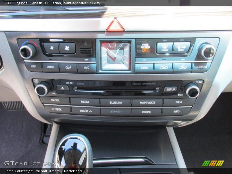 Santiago Silver / Gray 2015 Hyundai Genesis 3.8 Sedan