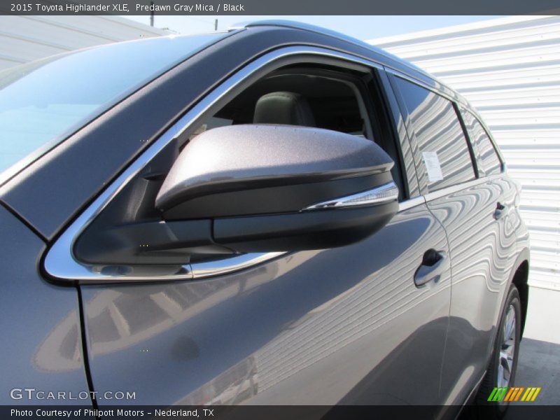 Predawn Gray Mica / Black 2015 Toyota Highlander XLE