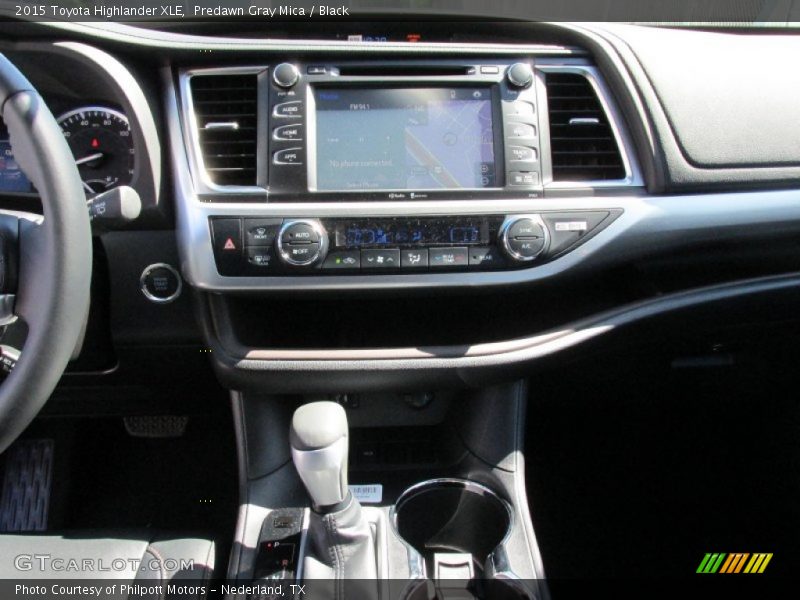 Predawn Gray Mica / Black 2015 Toyota Highlander XLE