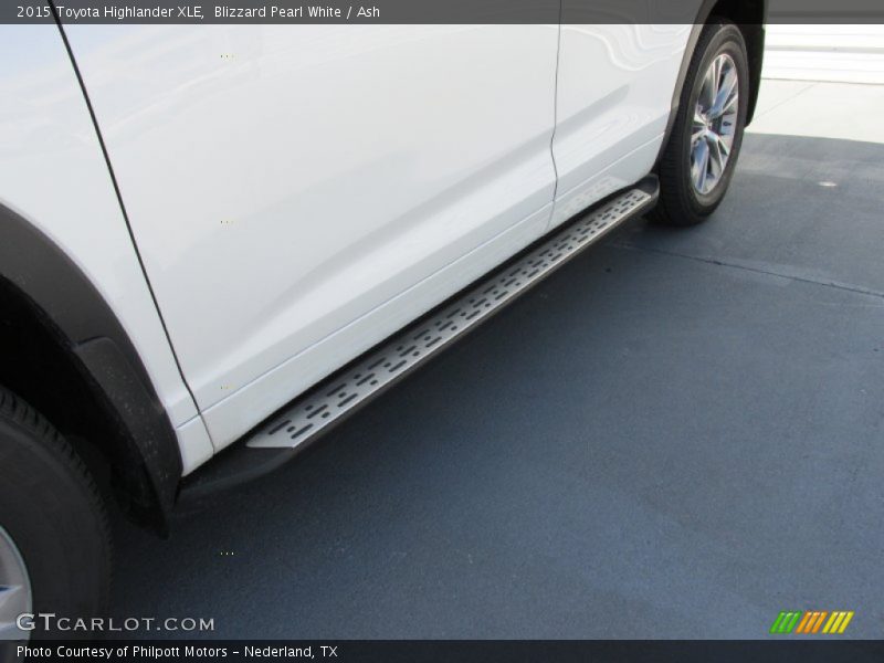 Blizzard Pearl White / Ash 2015 Toyota Highlander XLE