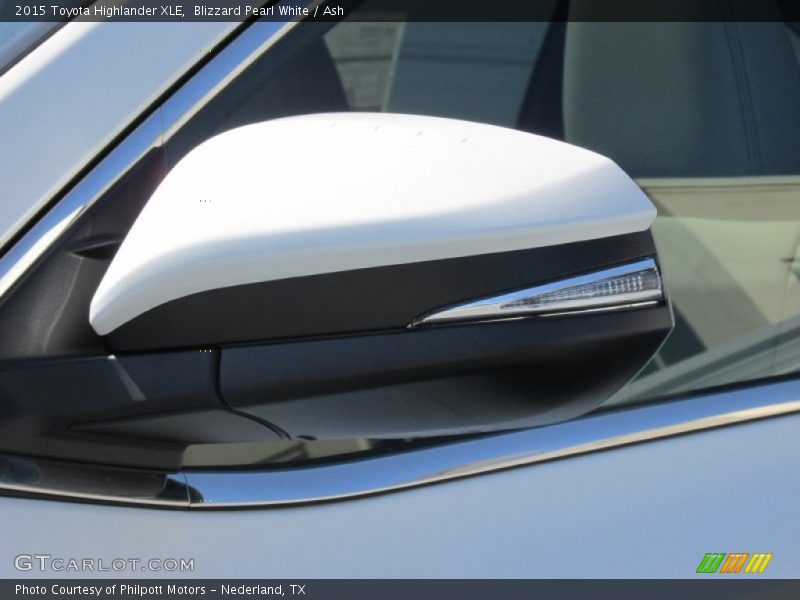 Blizzard Pearl White / Ash 2015 Toyota Highlander XLE