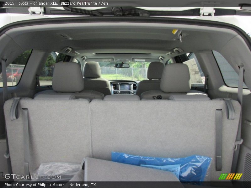Blizzard Pearl White / Ash 2015 Toyota Highlander XLE