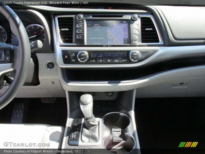 Blizzard Pearl White / Ash 2015 Toyota Highlander XLE