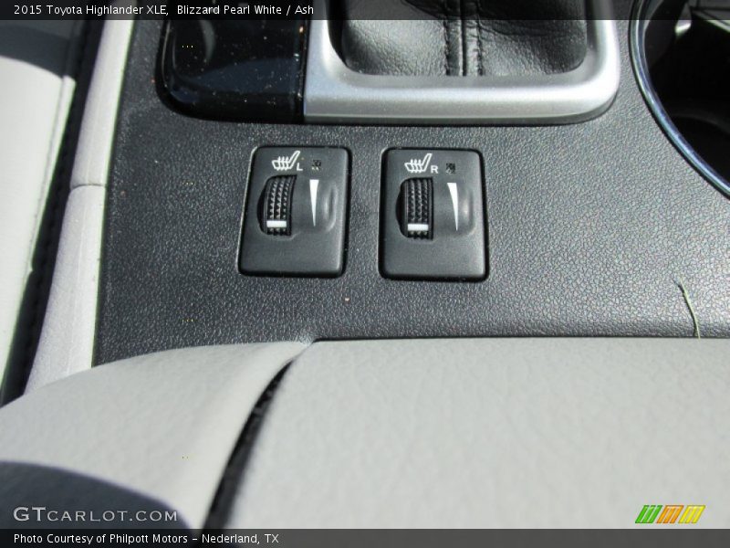 Blizzard Pearl White / Ash 2015 Toyota Highlander XLE