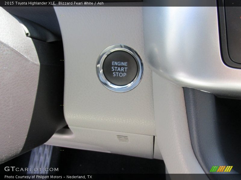 Blizzard Pearl White / Ash 2015 Toyota Highlander XLE