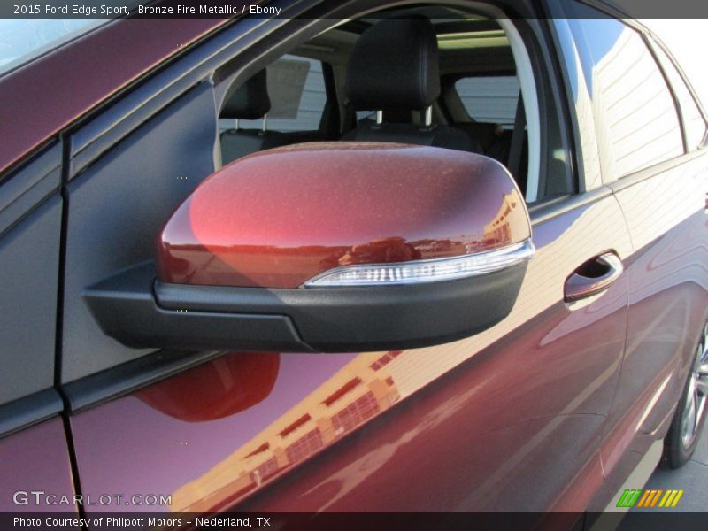 Bronze Fire Metallic / Ebony 2015 Ford Edge Sport