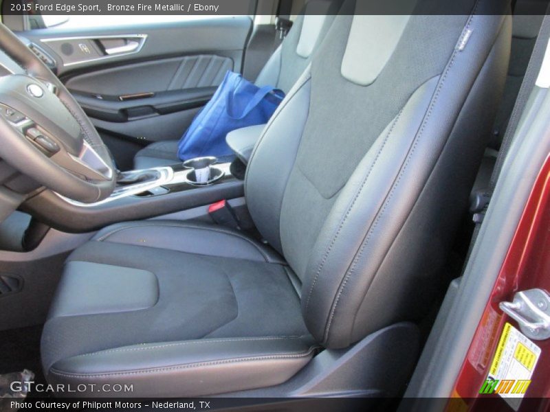 Front Seat of 2015 Edge Sport