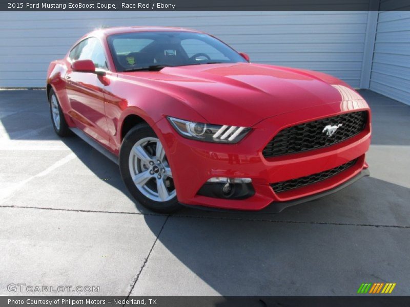 Race Red / Ebony 2015 Ford Mustang EcoBoost Coupe
