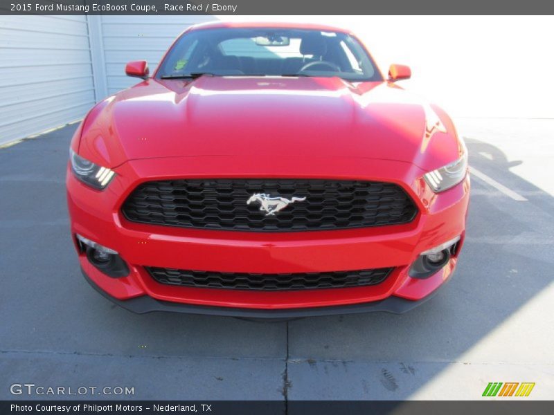 Race Red / Ebony 2015 Ford Mustang EcoBoost Coupe