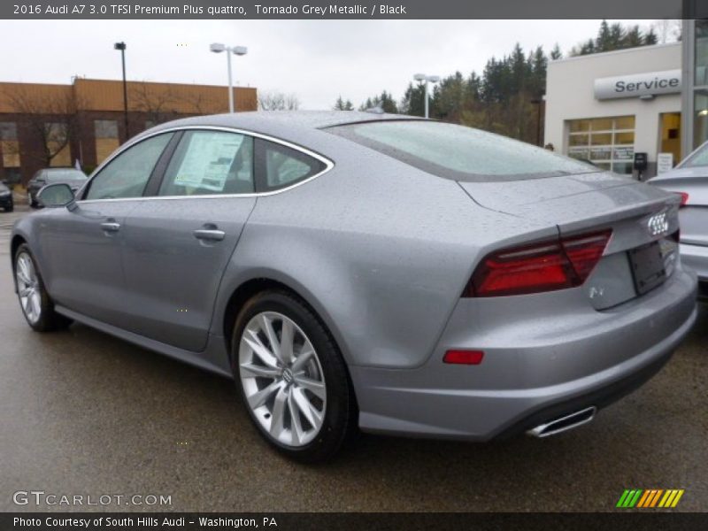 Tornado Grey Metallic / Black 2016 Audi A7 3.0 TFSI Premium Plus quattro