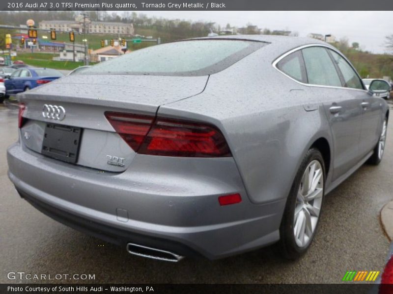 Tornado Grey Metallic / Black 2016 Audi A7 3.0 TFSI Premium Plus quattro