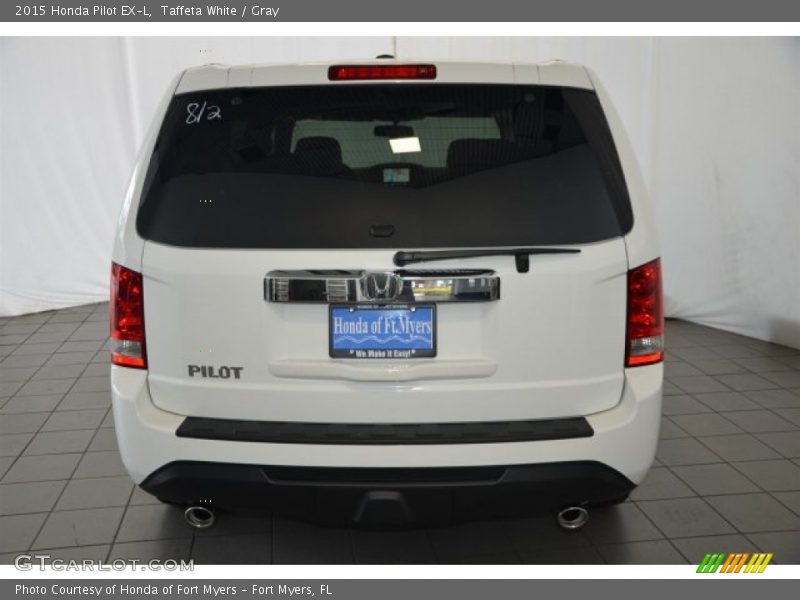 Taffeta White / Gray 2015 Honda Pilot EX-L