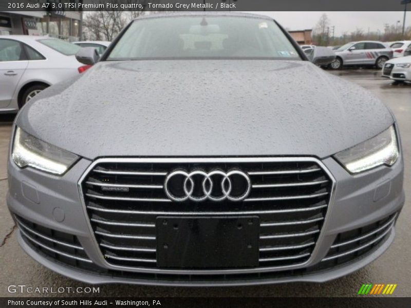 Tornado Grey Metallic / Black 2016 Audi A7 3.0 TFSI Premium Plus quattro