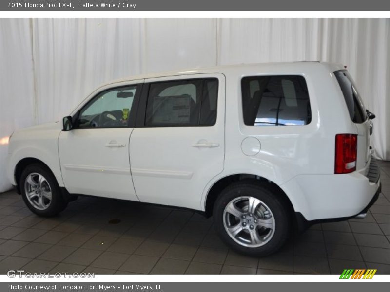 Taffeta White / Gray 2015 Honda Pilot EX-L