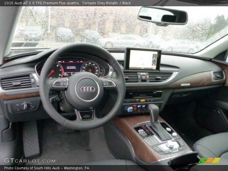 Tornado Grey Metallic / Black 2016 Audi A7 3.0 TFSI Premium Plus quattro