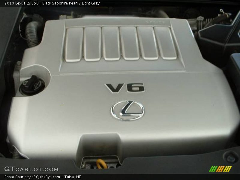 Black Sapphire Pearl / Light Gray 2010 Lexus ES 350