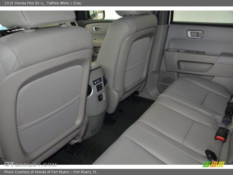 Taffeta White / Gray 2015 Honda Pilot EX-L