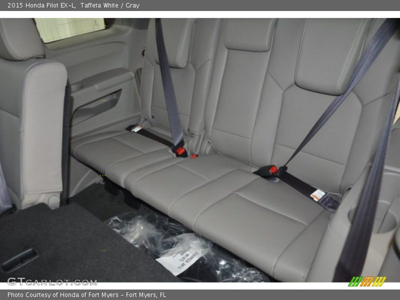 Taffeta White / Gray 2015 Honda Pilot EX-L