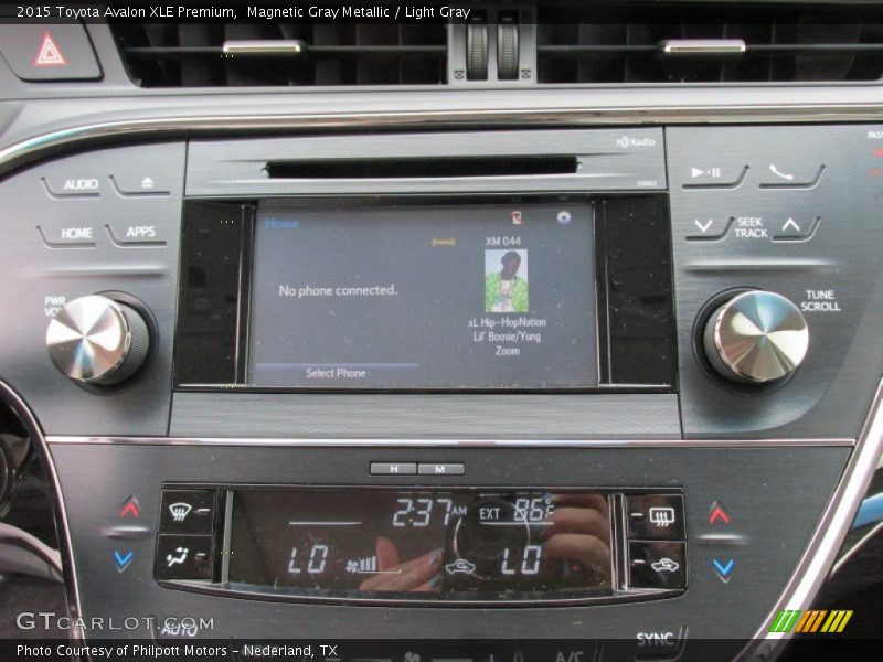 Magnetic Gray Metallic / Light Gray 2015 Toyota Avalon XLE Premium