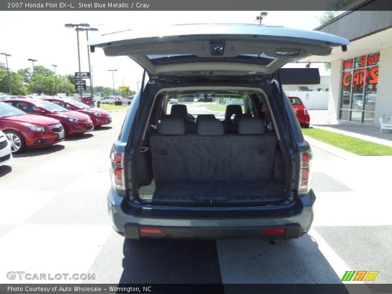 Steel Blue Metallic / Gray 2007 Honda Pilot EX-L