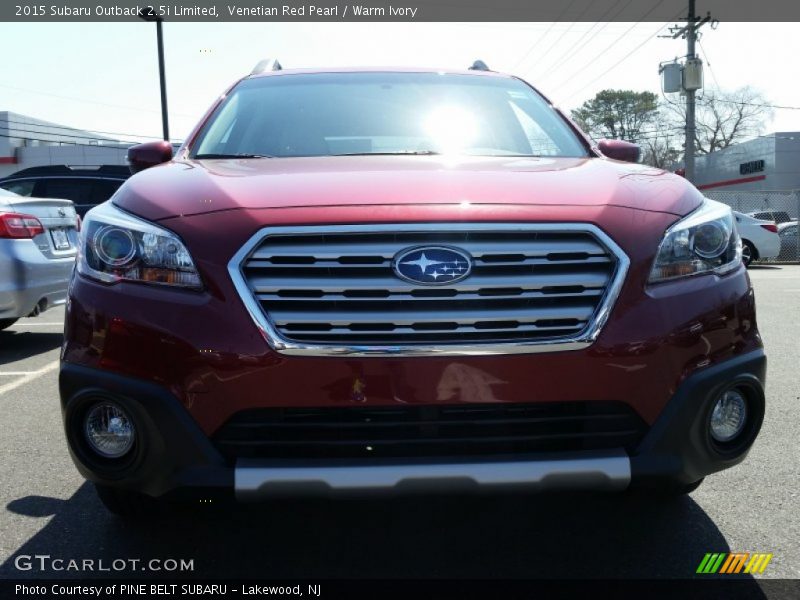 Venetian Red Pearl / Warm Ivory 2015 Subaru Outback 2.5i Limited