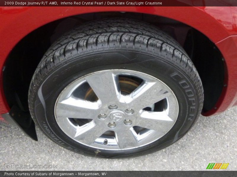Inferno Red Crystal Pearl / Dark Slate Gray/Light Graystone 2009 Dodge Journey R/T AWD