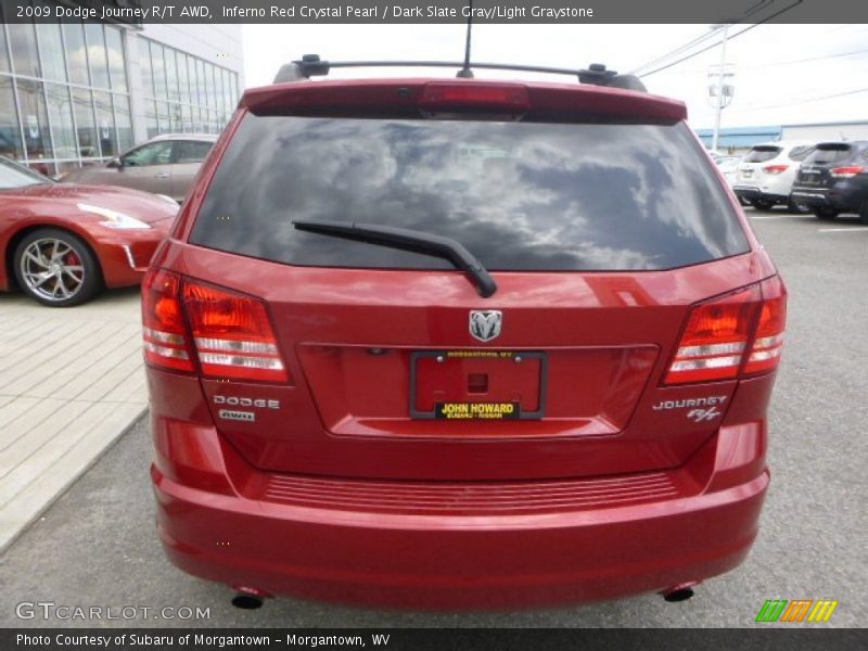 Inferno Red Crystal Pearl / Dark Slate Gray/Light Graystone 2009 Dodge Journey R/T AWD