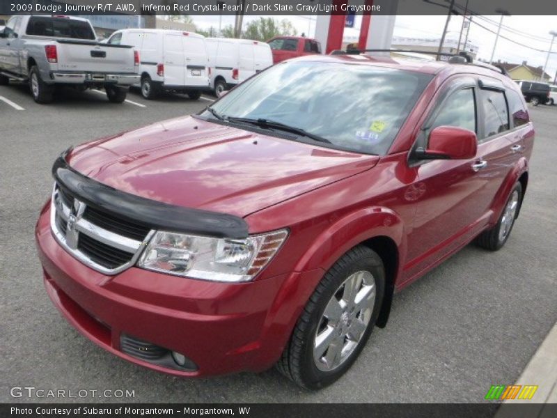 Inferno Red Crystal Pearl / Dark Slate Gray/Light Graystone 2009 Dodge Journey R/T AWD