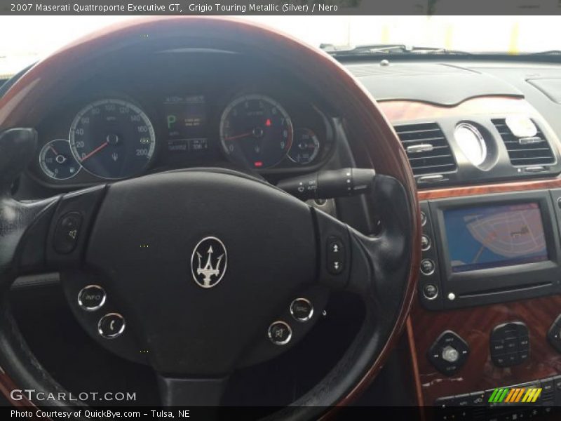 Grigio Touring Metallic (Silver) / Nero 2007 Maserati Quattroporte Executive GT