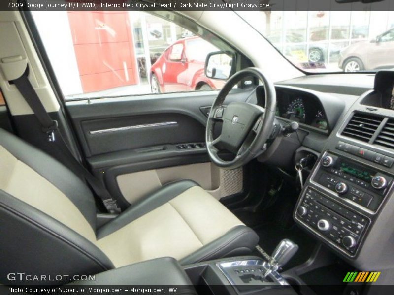 Inferno Red Crystal Pearl / Dark Slate Gray/Light Graystone 2009 Dodge Journey R/T AWD