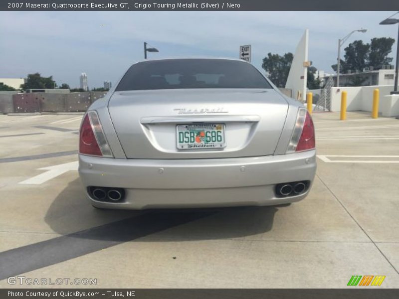 Grigio Touring Metallic (Silver) / Nero 2007 Maserati Quattroporte Executive GT