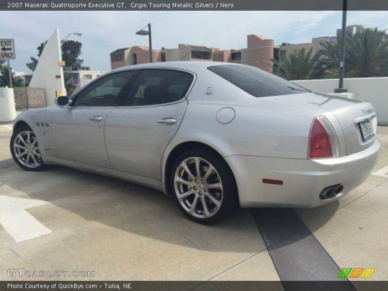 Grigio Touring Metallic (Silver) / Nero 2007 Maserati Quattroporte Executive GT