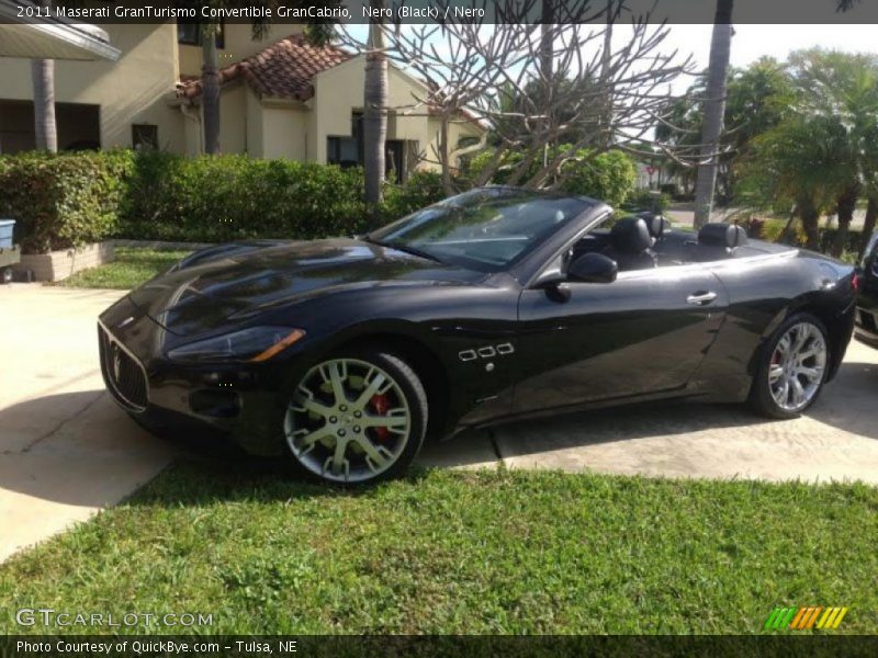 Nero (Black) / Nero 2011 Maserati GranTurismo Convertible GranCabrio
