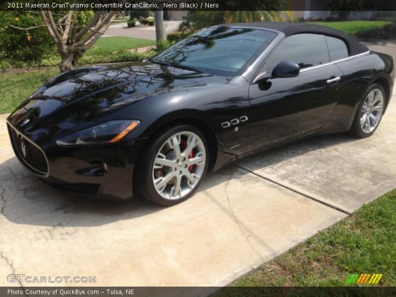 Nero (Black) / Nero 2011 Maserati GranTurismo Convertible GranCabrio