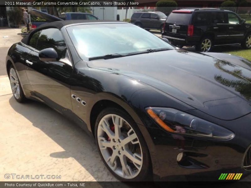 Nero (Black) / Nero 2011 Maserati GranTurismo Convertible GranCabrio
