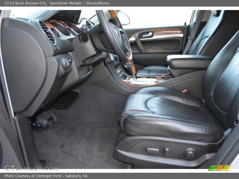 Quicksilver Metallic / Ebony/Ebony 2010 Buick Enclave CXL