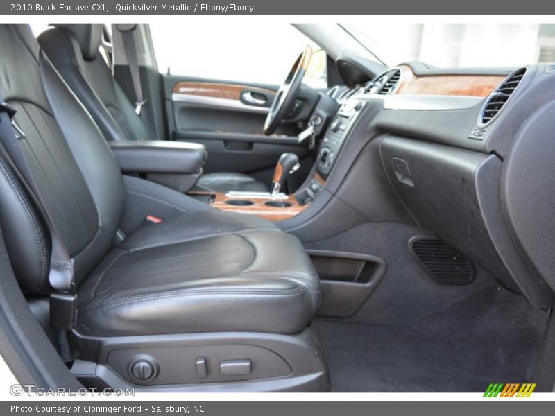 Quicksilver Metallic / Ebony/Ebony 2010 Buick Enclave CXL