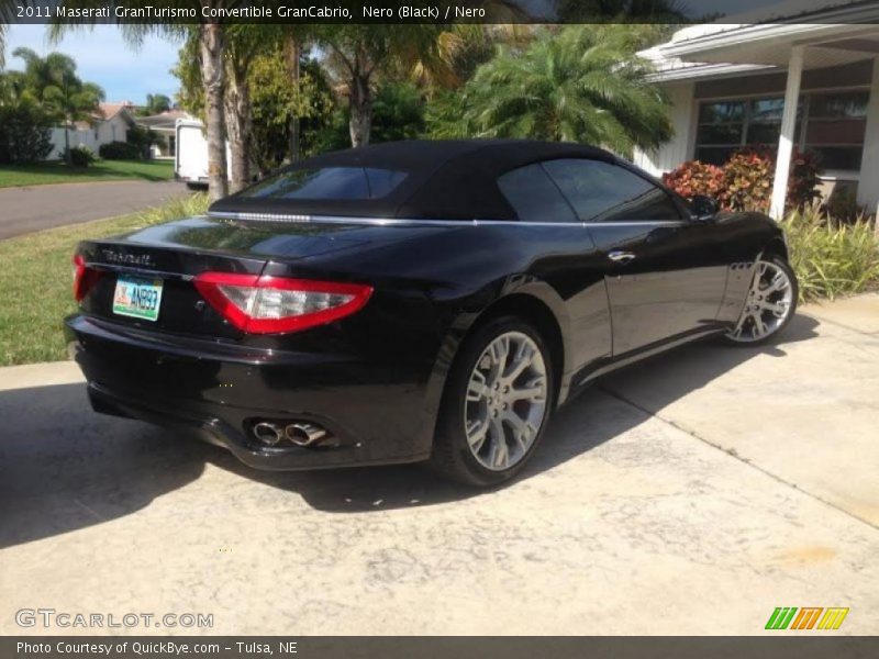 Nero (Black) / Nero 2011 Maserati GranTurismo Convertible GranCabrio