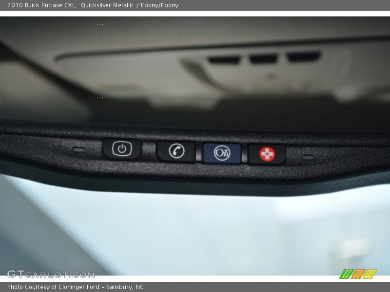 Quicksilver Metallic / Ebony/Ebony 2010 Buick Enclave CXL