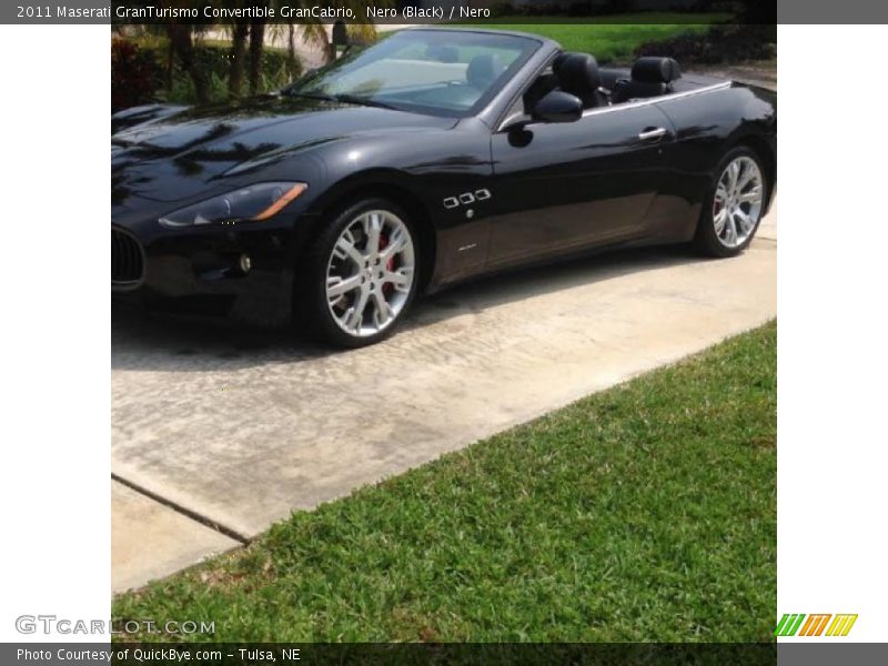 Nero (Black) / Nero 2011 Maserati GranTurismo Convertible GranCabrio