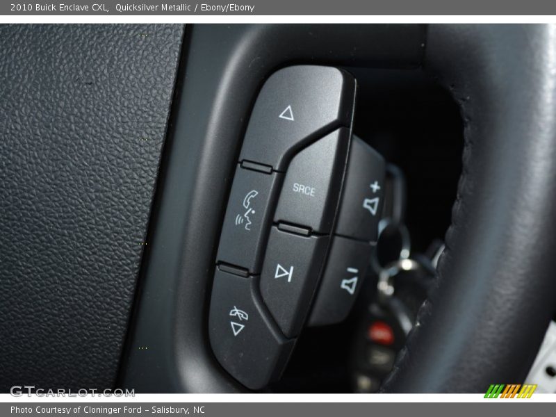 Quicksilver Metallic / Ebony/Ebony 2010 Buick Enclave CXL