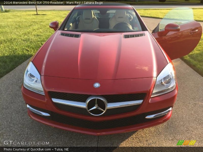 Mars Red / Sahara Beige 2014 Mercedes-Benz SLK 250 Roadster