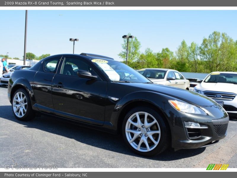 Sparkling Black Mica / Black 2009 Mazda RX-8 Grand Touring