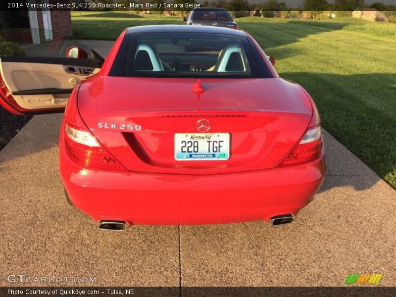 Mars Red / Sahara Beige 2014 Mercedes-Benz SLK 250 Roadster